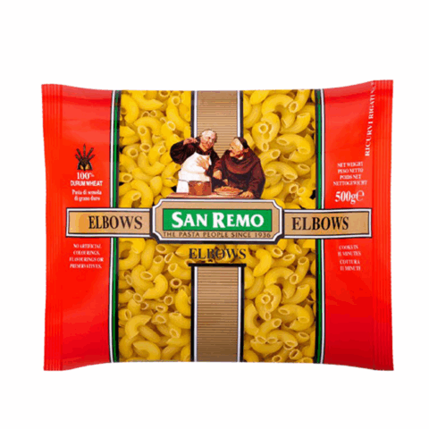 Nui Elbows Số 35 hiệu San Remo gói 500g