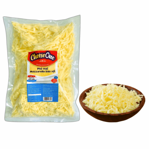 Phô Mai Mozzarella Bào Sợi 1kg