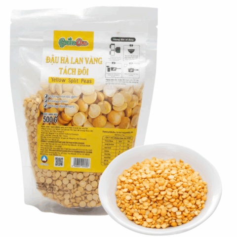 Đậu Hà Lan Vàng Tách Đôi Green One 500g