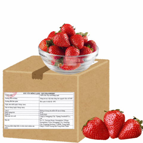 Thùng 10kg dâu tây đông lạnh