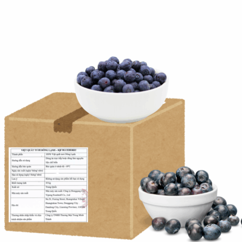Thùng 10kg việt quất tươi đông lạnh