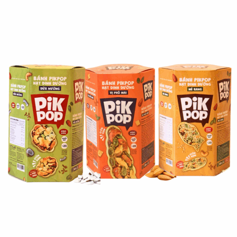 Bánh PikPop hạt dinh dưỡng 60g