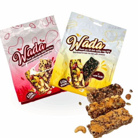 Thanh gạo lứt hạt dinh dưỡng WADA 150g