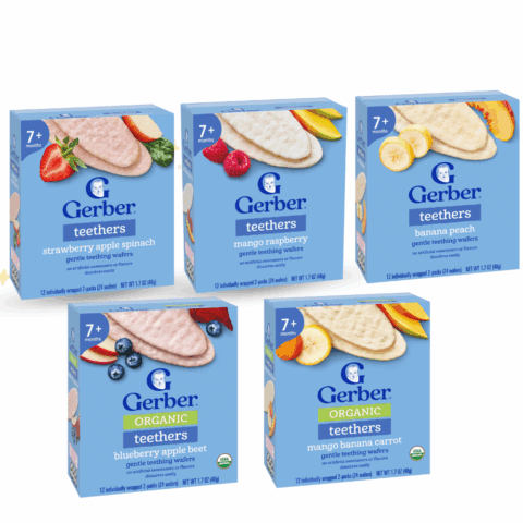 Bánh Gạo ăn dặm Gerber Teethers 48g