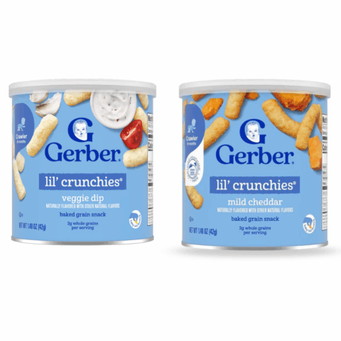 Bánh Ăn Dặm Gerber Lil's Crunchies 42g
