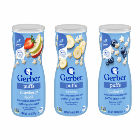 Bánh Ăn Dặm Gerber Puffs 42g